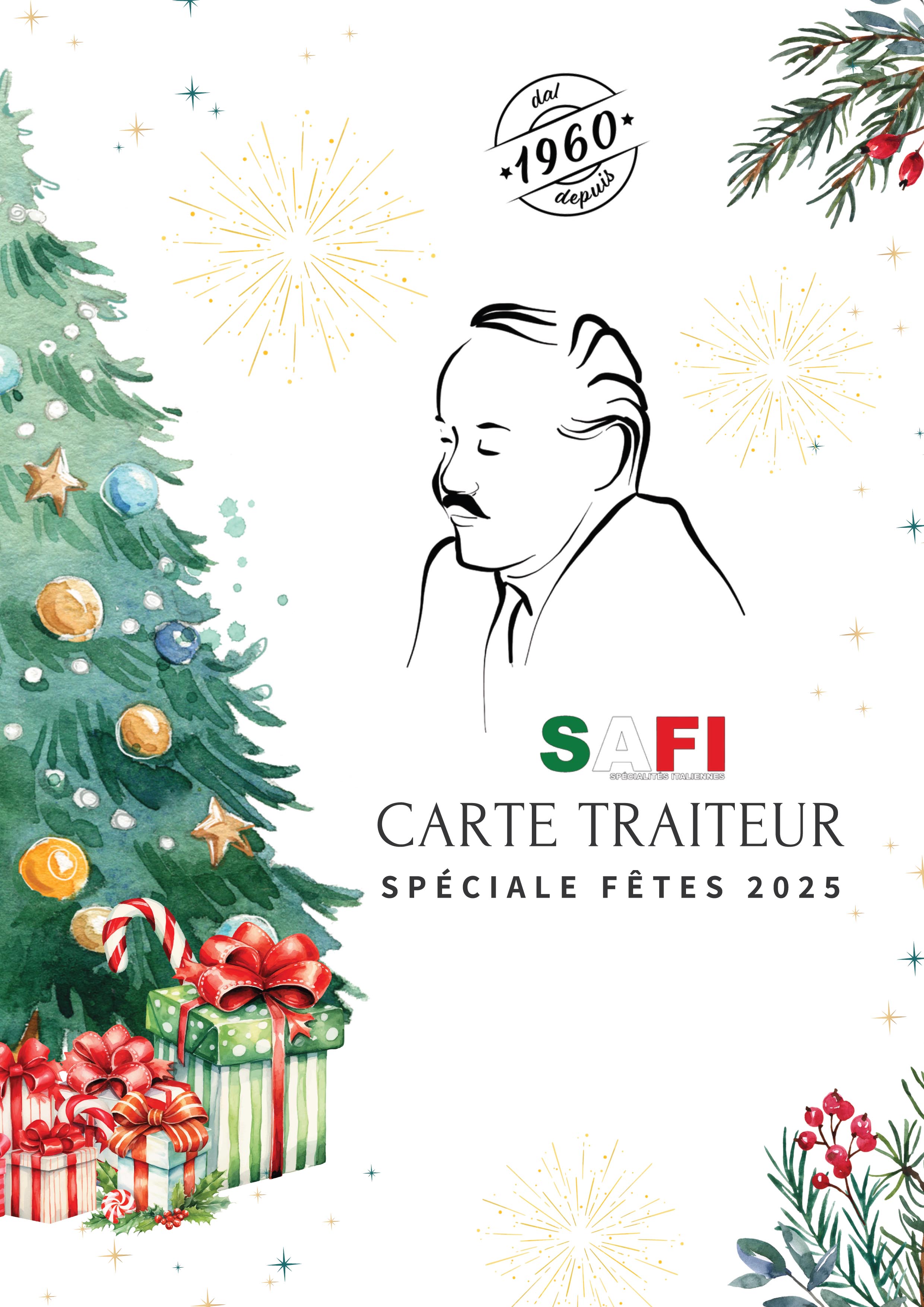 Carte traiteur speciale fête