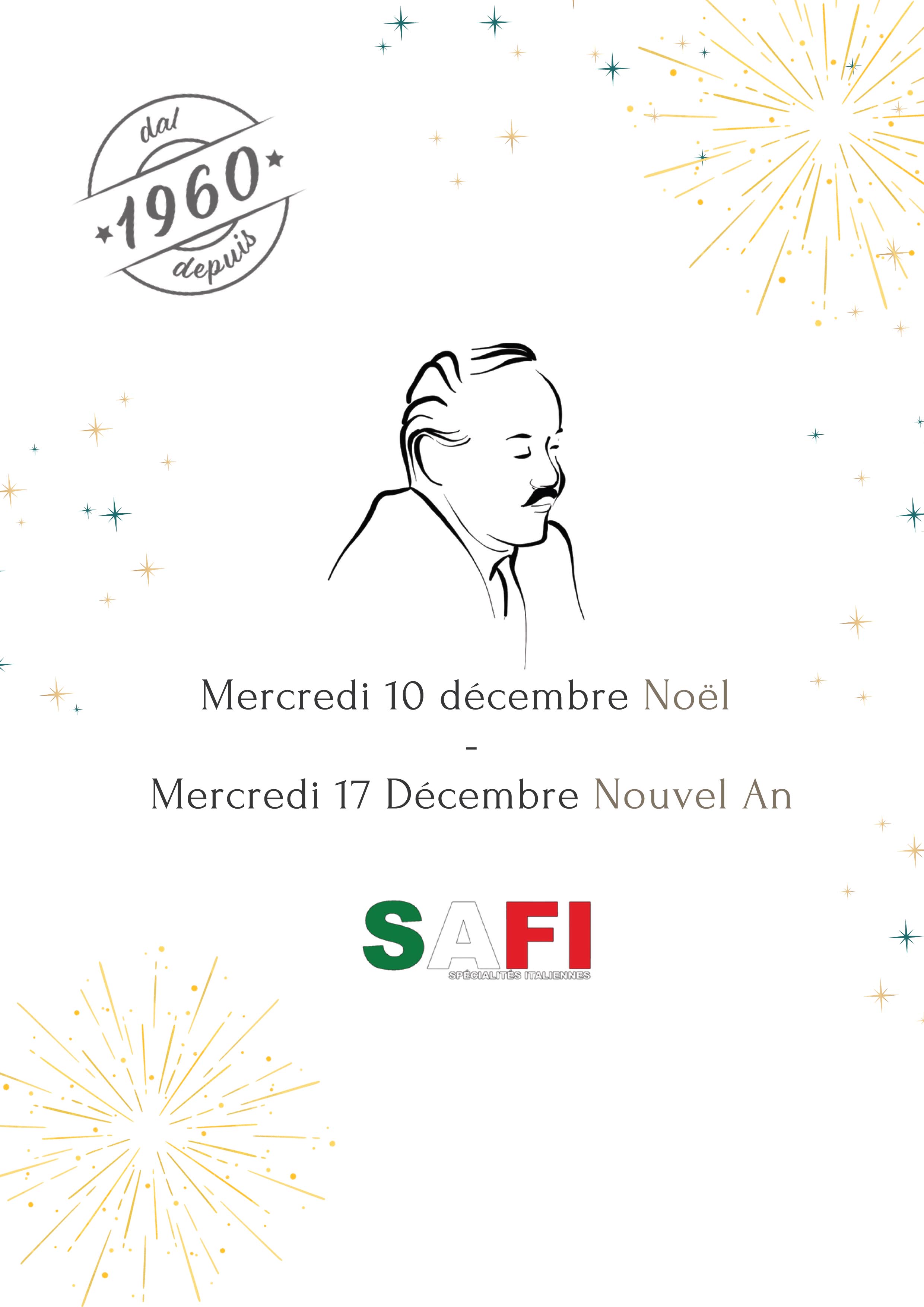 Carte traiteur speciale fête